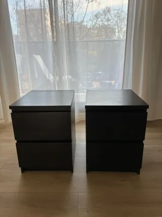 Mesitas de noche Ikea MALM (2 unidades)