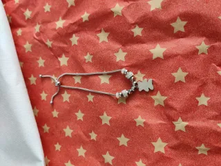 Pulsera osito acero inoxidable.