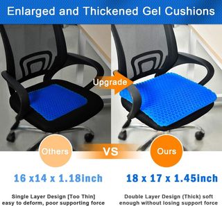 Nuevo Cojín de Gel para Asiento, Diseño de Panal d