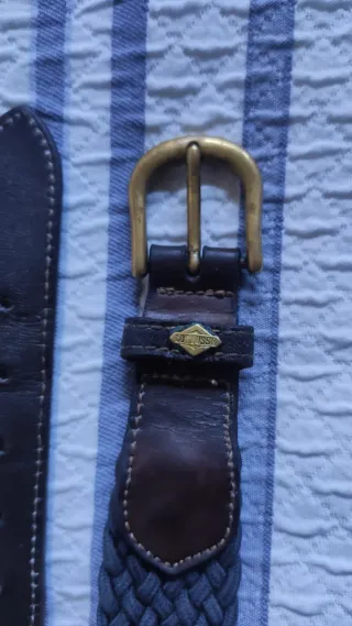 Cinturón Lottusse Hombre Piel + trenzado