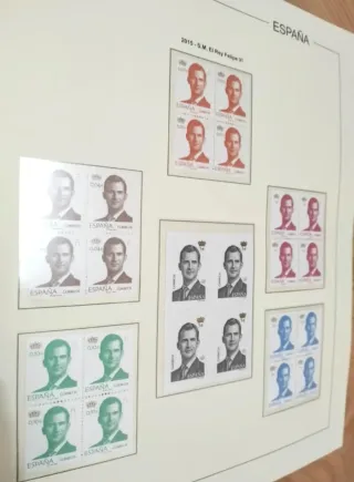 LOTE 15 ÁLBUMES SELLOS ESPAÑA EDIFIL - 1965 - 2018