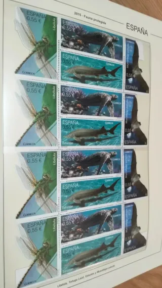 LOTE 15 ÁLBUMES SELLOS ESPAÑA EDIFIL - 1965 - 2018