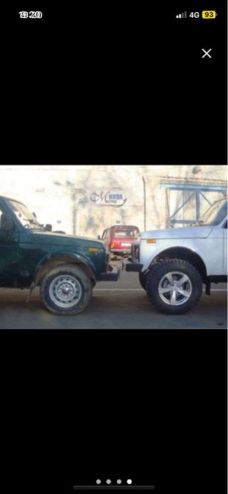 Tacos elevación +3cm Lada niva