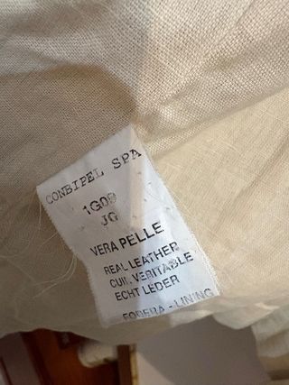 Giubbino donna Conbipel vera pelle vintage