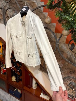 Giubbino donna Conbipel vera pelle vintage