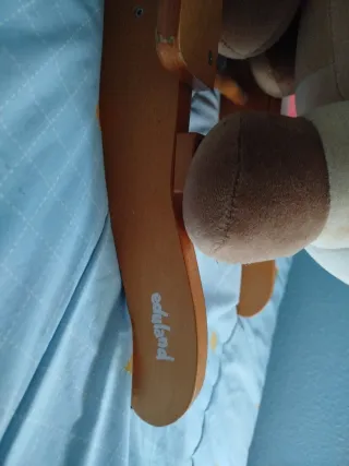 Caballo balancín de peluche