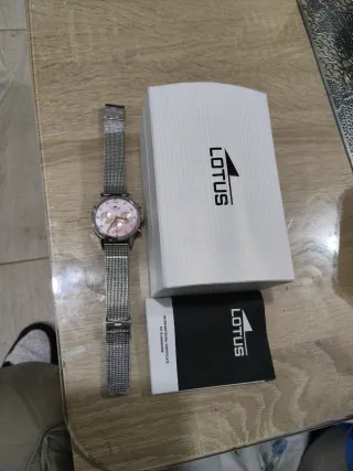 Reloj Lotus Mujer Cronógrafo Rosa/Plata