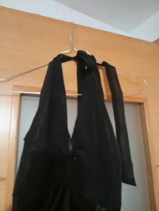 Espectacular Vestido Negro Fiesta