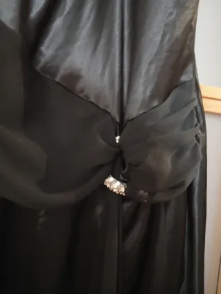 Espectacular Vestido Negro Fiesta