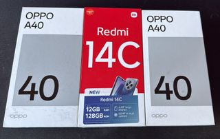 2 x Oppo A40 y Redmi 14C 128GB