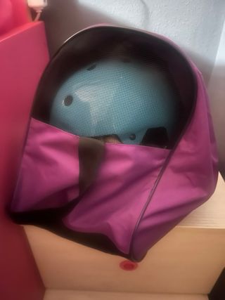 Patines en línea + casco + bolsa