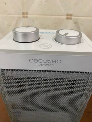 Calefactor Cecotec Ready Warm Plata y Blanco