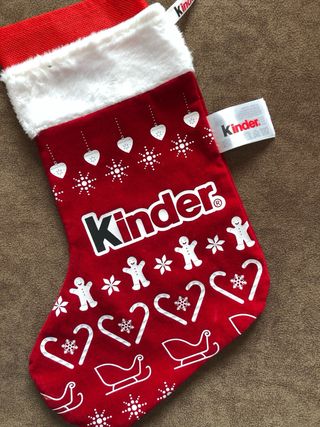 Calza della Befana Kinder Rossa