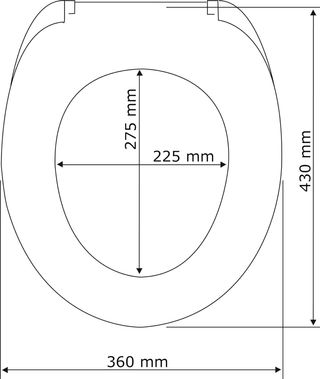 Wenko Bali - Asiento de Inodoro con sujeción de Me