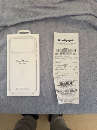 Funda iPhone 17 Pro Max Transparente MagSafe