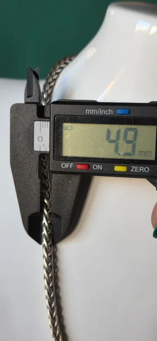 Cadena Plata Ley Vintage