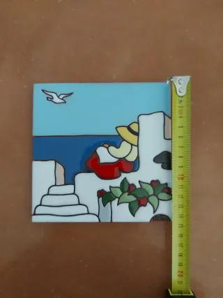 Azulejo decorativo esmaltado