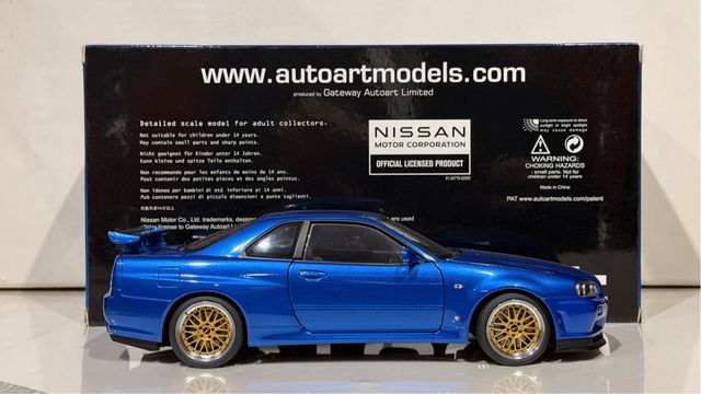 Autoart Nissan Skyline GT-R R34 V-spec II 1:18