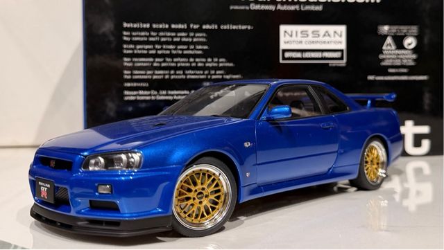 Autoart Nissan Skyline GT-R R34 V-spec II 1:18