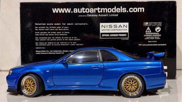 Autoart Nissan Skyline GT-R R34 V-spec II 1:18