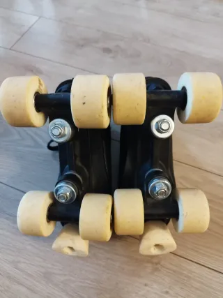 Patines 4 Ruedas Decathlon Negros, número 35