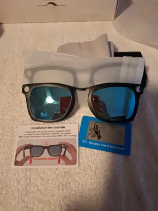 Kit Gafas Polarizadas Negras y Azules