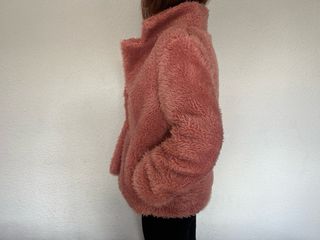 Chaqueta pelo rosa