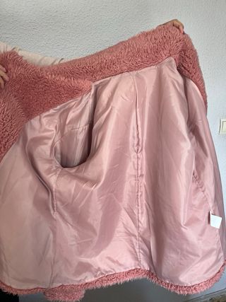 Chaqueta pelo rosa