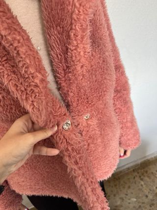 Chaqueta pelo rosa