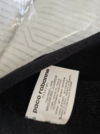 Toalla Invictus Paco Rabanne Negra