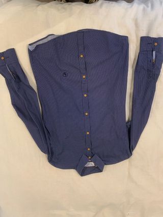 Camisa El Ganso Azul Estampada