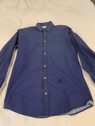 Camisa El Ganso Azul Estampada