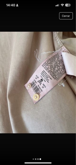 Camisa Scalpers Rosa Talla M