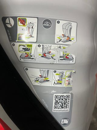 Silla coche Britax Römer negra