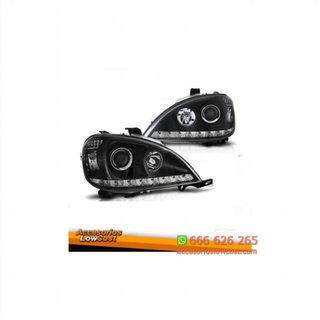 FAROS LED LUZ DIURNA Y LUPA MERCEDES ML W163- 98-