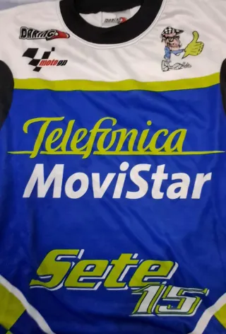 Camiseta Sete Gibernau 15 Movistar MotoGP Talla M