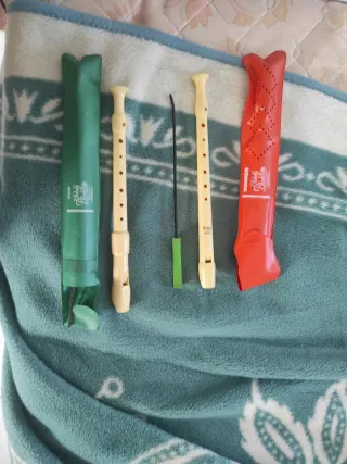 Lote 2 Flautas Hohner Blockflöte