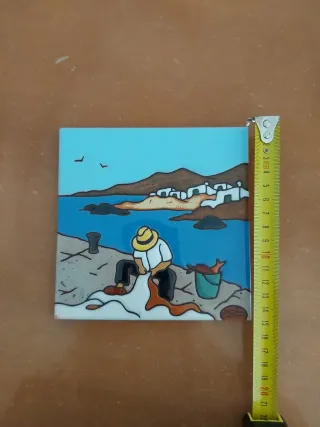 Azulejo decorativo esmaltado