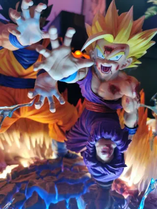 Figura Goku y Gohan 1/4 Kamehameha