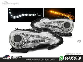 FAROS DELANTEROS LUZ DIURNA LED REAL DRL PARA TOYOTA GT86