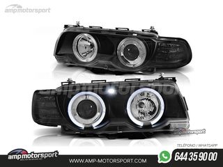 FAROS DELANTEROS OJOS DE ANGEL PARA BMW SERIE 7 E38