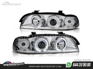 FAROS DELANTEROS OJOS DE ANGEL PARA BMW SERIE 5 E39 / BERLINA / TOURING