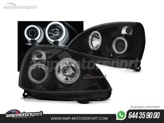 FAROS DELANTEROS OJOS DE ANGEL CCFL PARA RENAULT CLIO