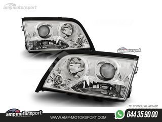 FAROS DELANTEROS LUPA PARA MERCEDES CLASE C W202