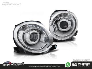 FAROS DELANTEROS LUPA PARA FIAT 500
