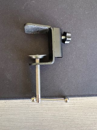 Micrófono con brazo negro