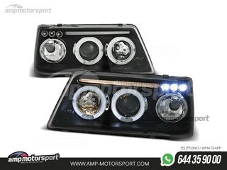 FAROS DELANTEROS OJOS DE ANGEL PARA PEUGEOT 205
