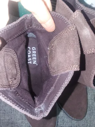 Botas de piel vuelta marrones