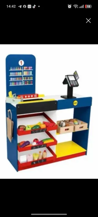 Tienda Lidl de madera Playtive
