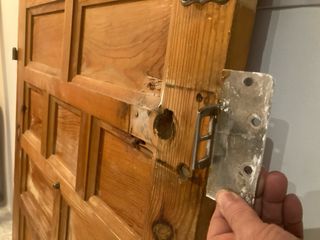 Rebaja Puerta de interior clásica de pino 202 X 70